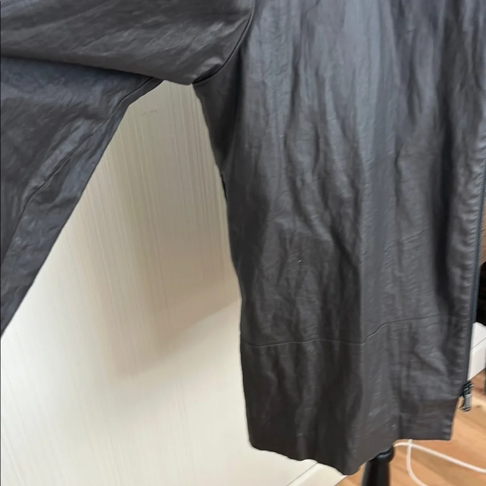 Banana Republic Men's Black Jacket Waterproof Polyurethane outside… Linen Lining
